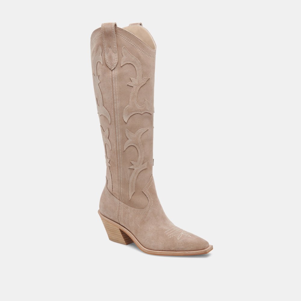 Dolce Vita Samare Boots Taupe Suede
