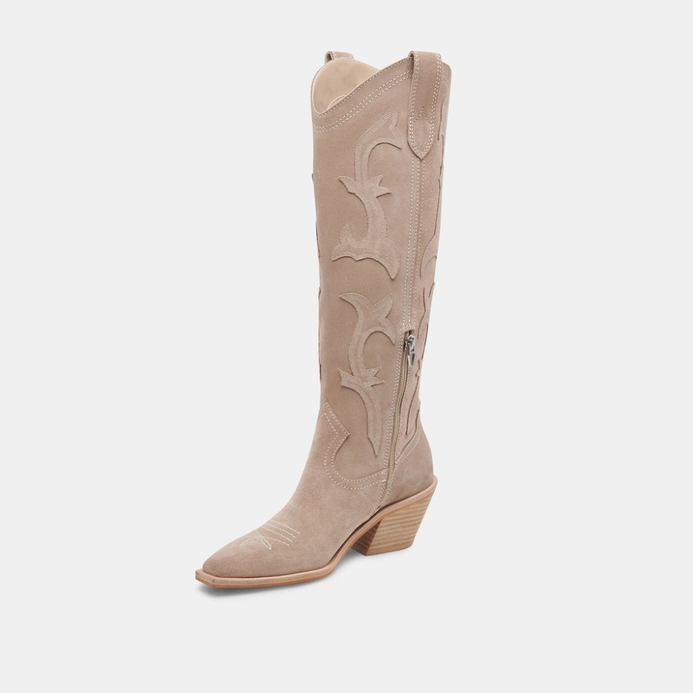 Dolce Vita Samare Boots Taupe Suede