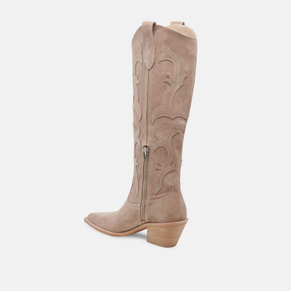 Dolce Vita Samare Boots Taupe Suede