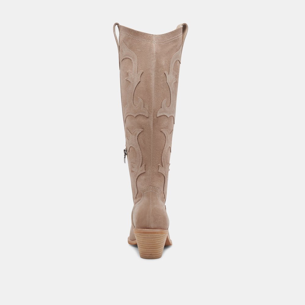 Dolce Vita Samare Boots Taupe Suede