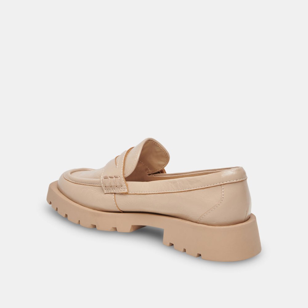 Dolce Vita Elias Flats Sesame Crinkle Patent