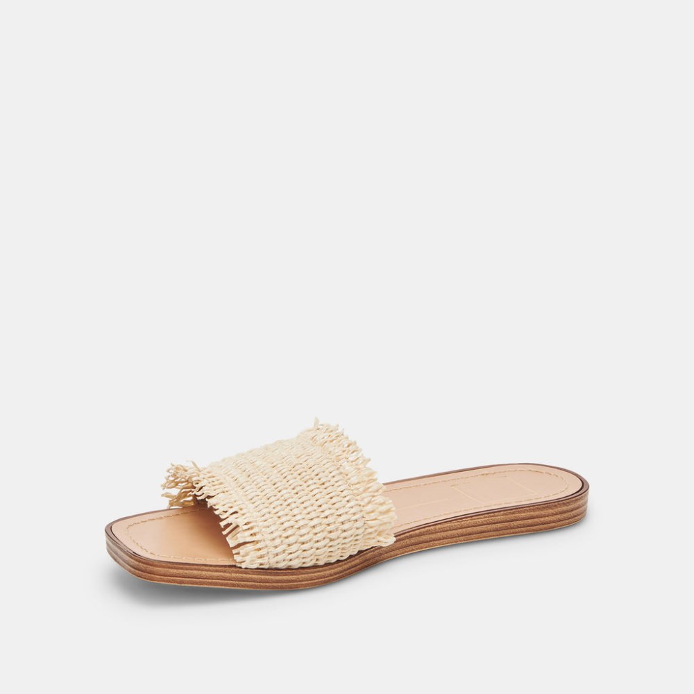 Dolce Vita Canary Sandals Lt Natural Raffia