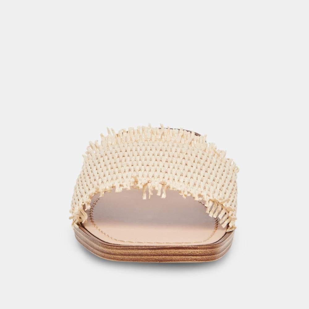 Dolce Vita Canary Sandals Lt Natural Raffia