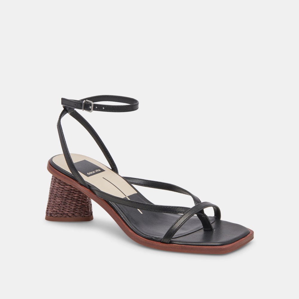 Dolce Vita Banita Sandals Black Leather