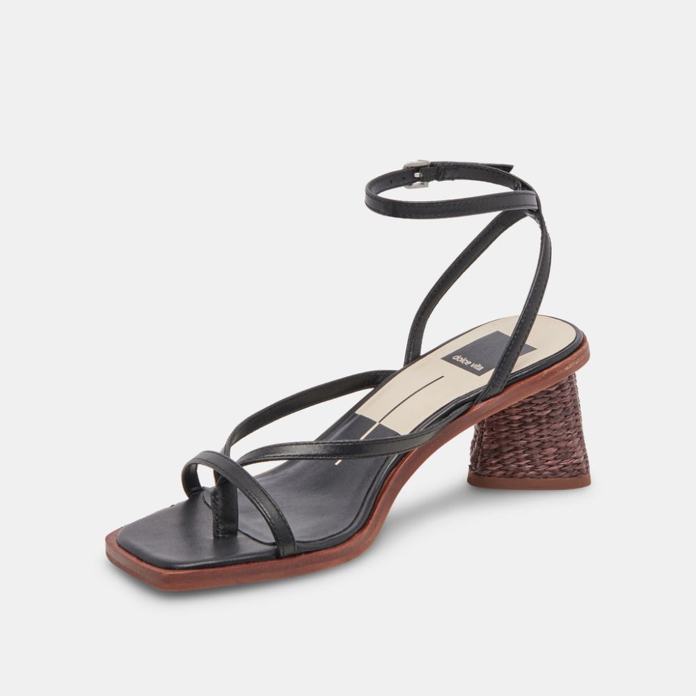 Dolce Vita Banita Sandals Black Leather