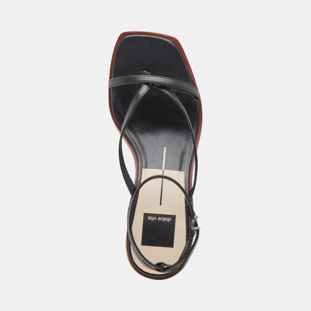 Dolce Vita Banita Sandals Black Leather
