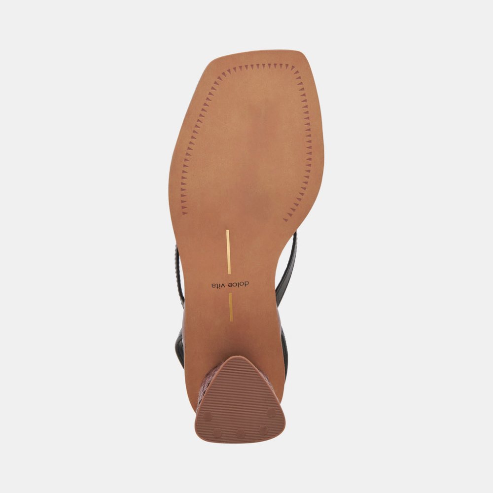 Dolce Vita Banita Sandals Black Leather