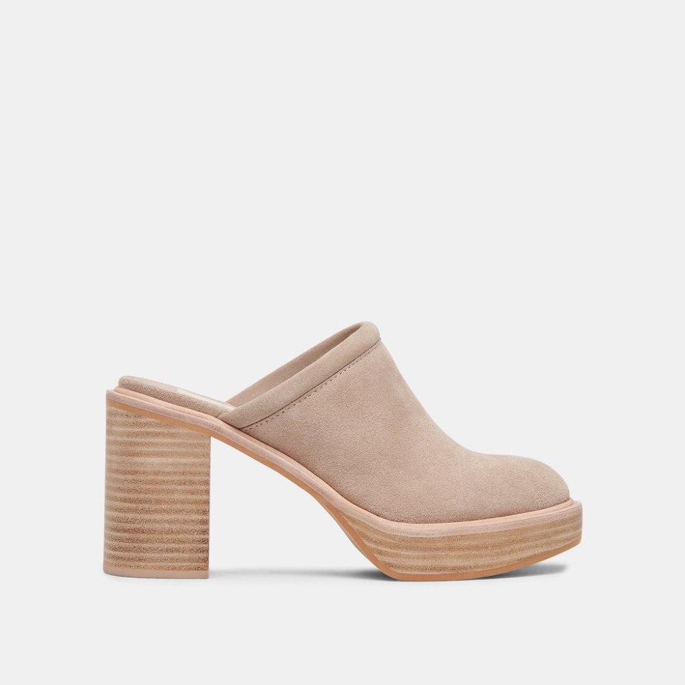 Dolce Vita Castel Heels Taupe Suede