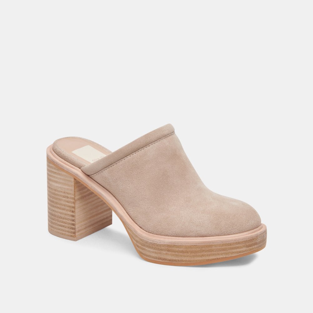 Dolce Vita Castel Heels Taupe Suede