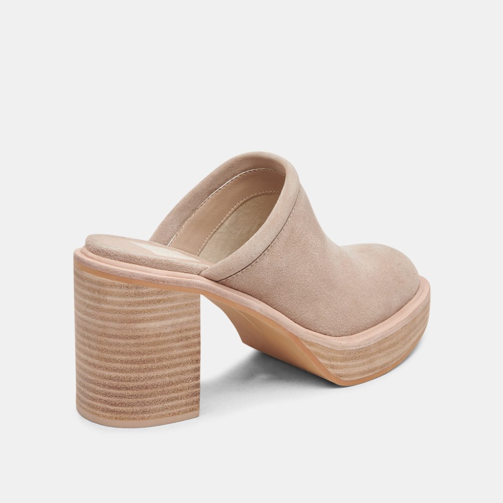 Dolce Vita Castel Heels Taupe Suede