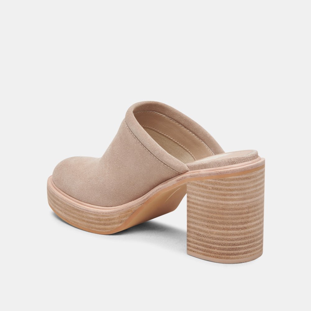 Dolce Vita Castel Heels Taupe Suede