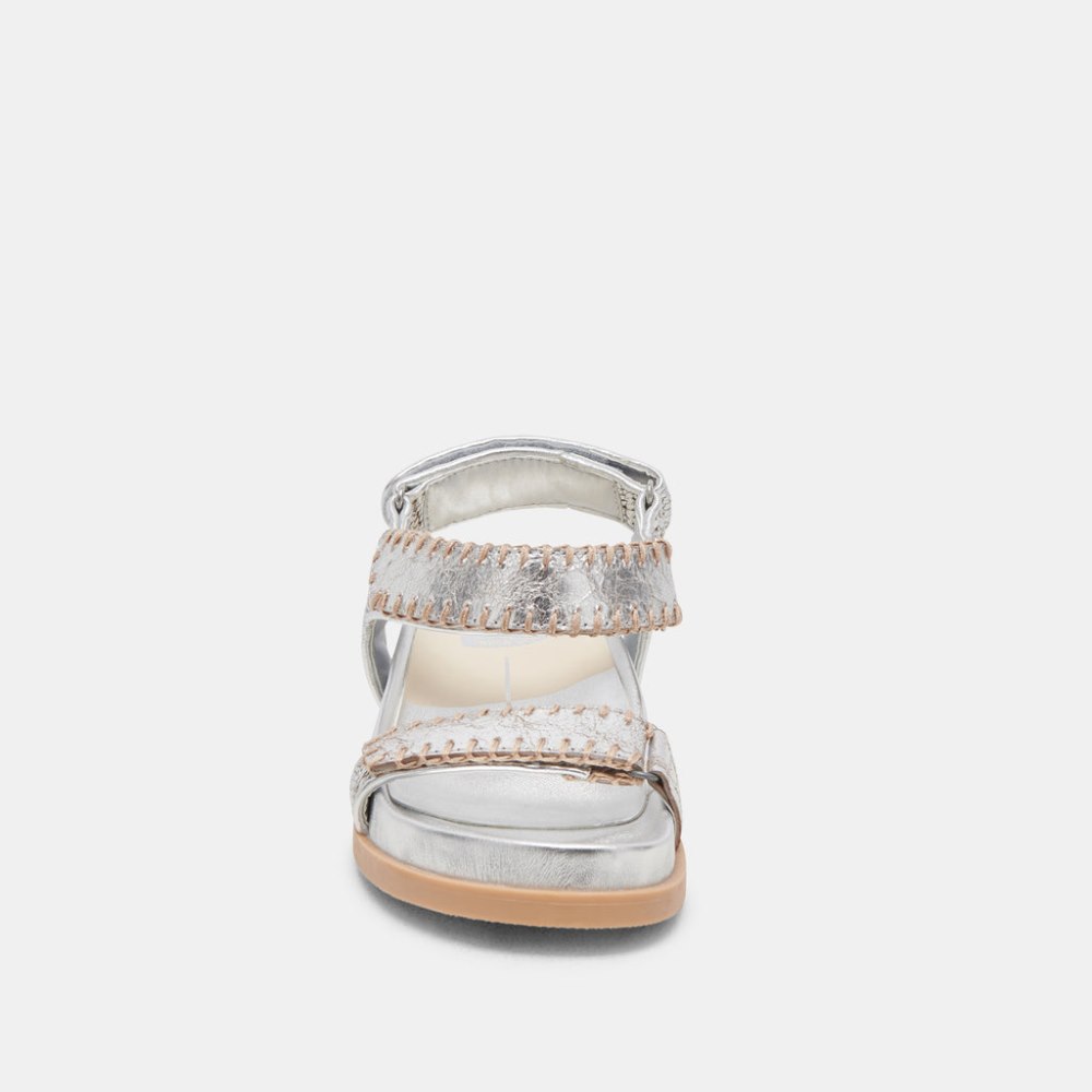 Dolce Vita Senora Sandals Silver Knit