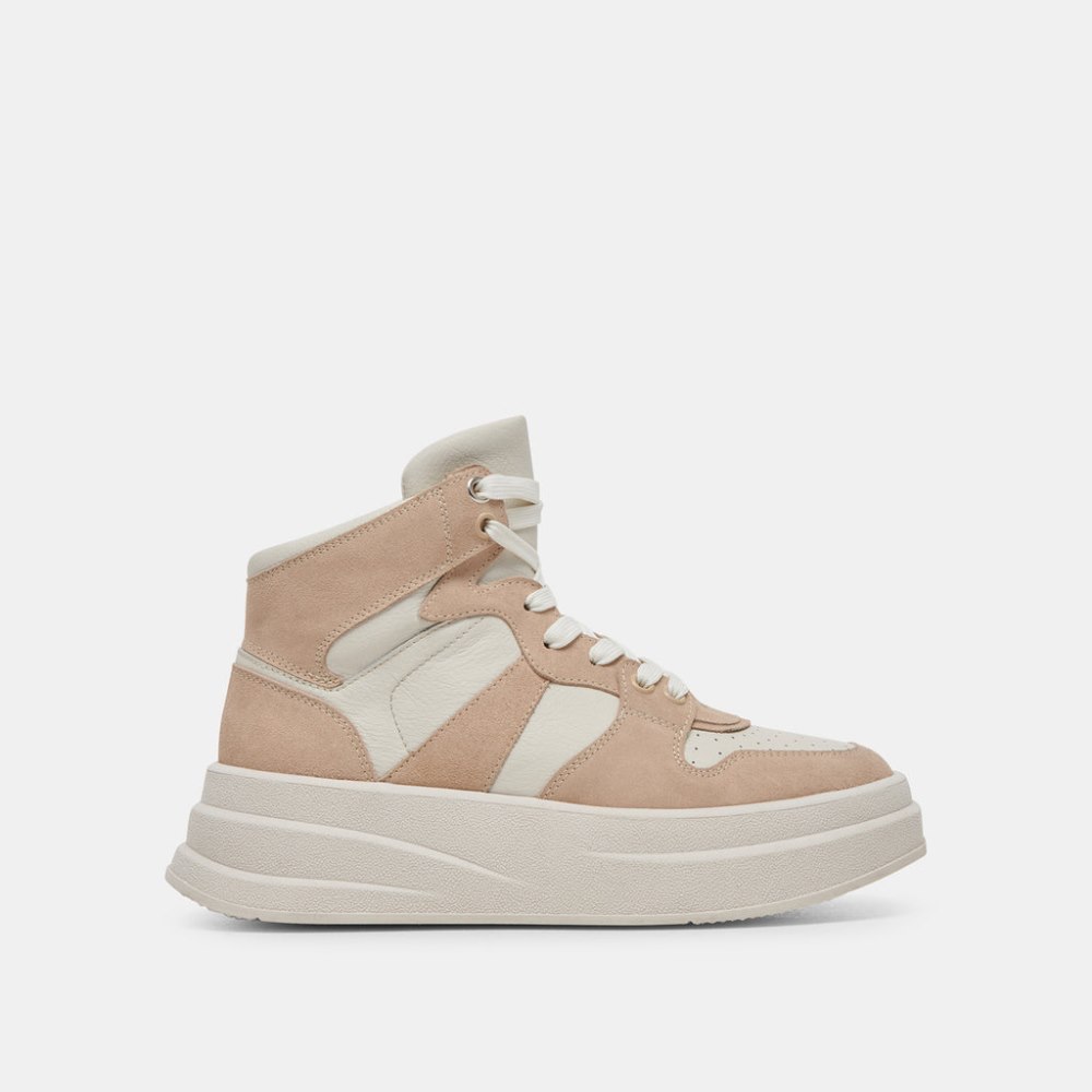 Dolce Vita Brax Sneakers White Dune Leather