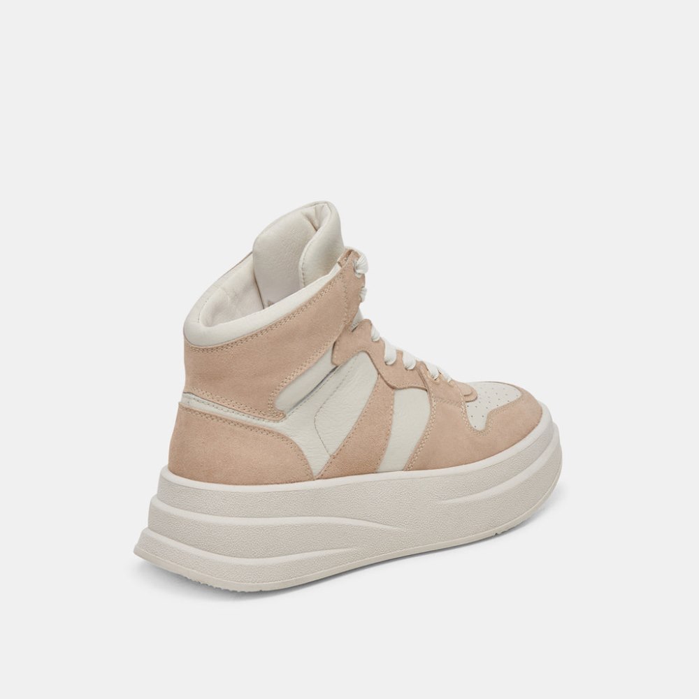 Dolce Vita Brax Sneakers White Dune Leather