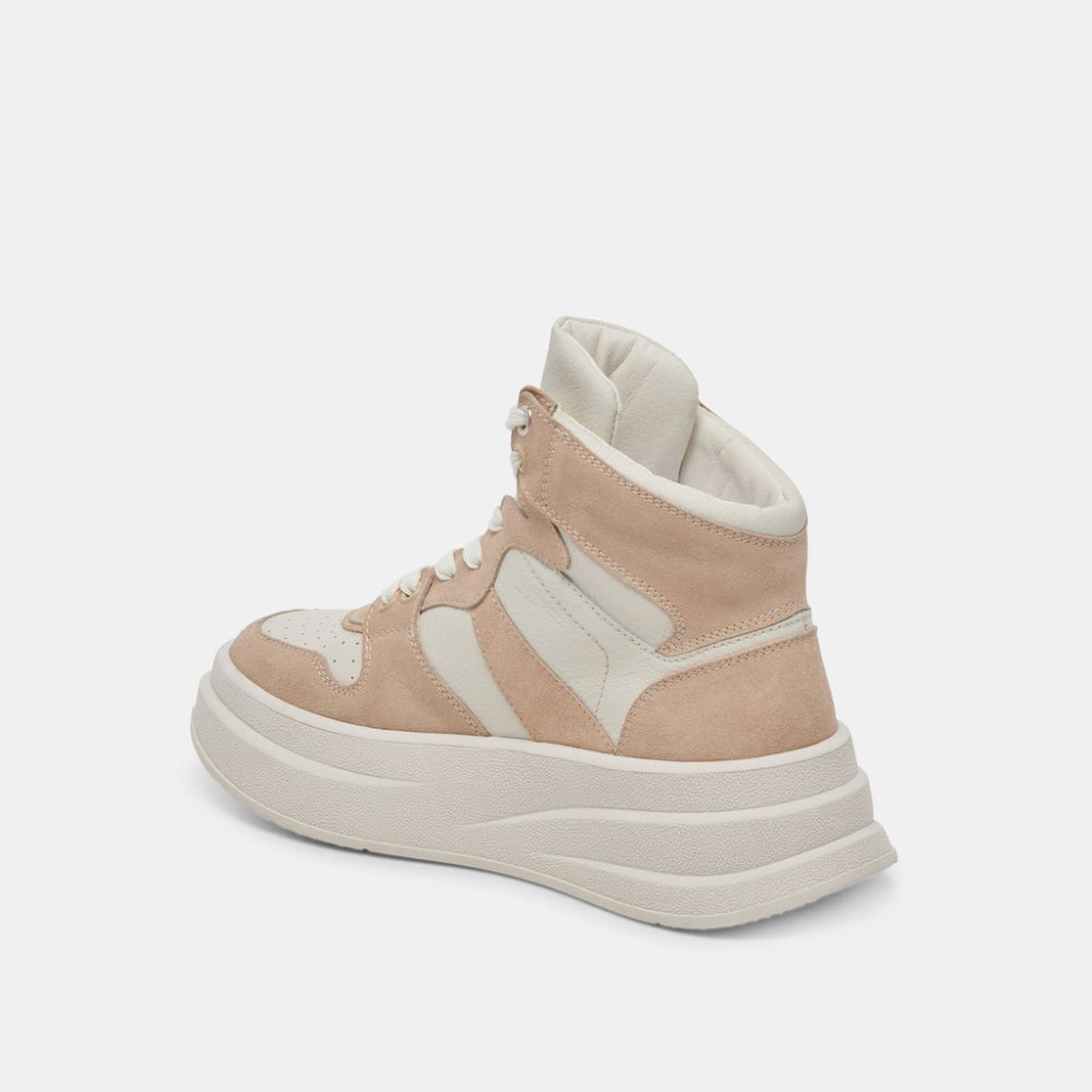 Dolce Vita Brax Sneakers White Dune Leather
