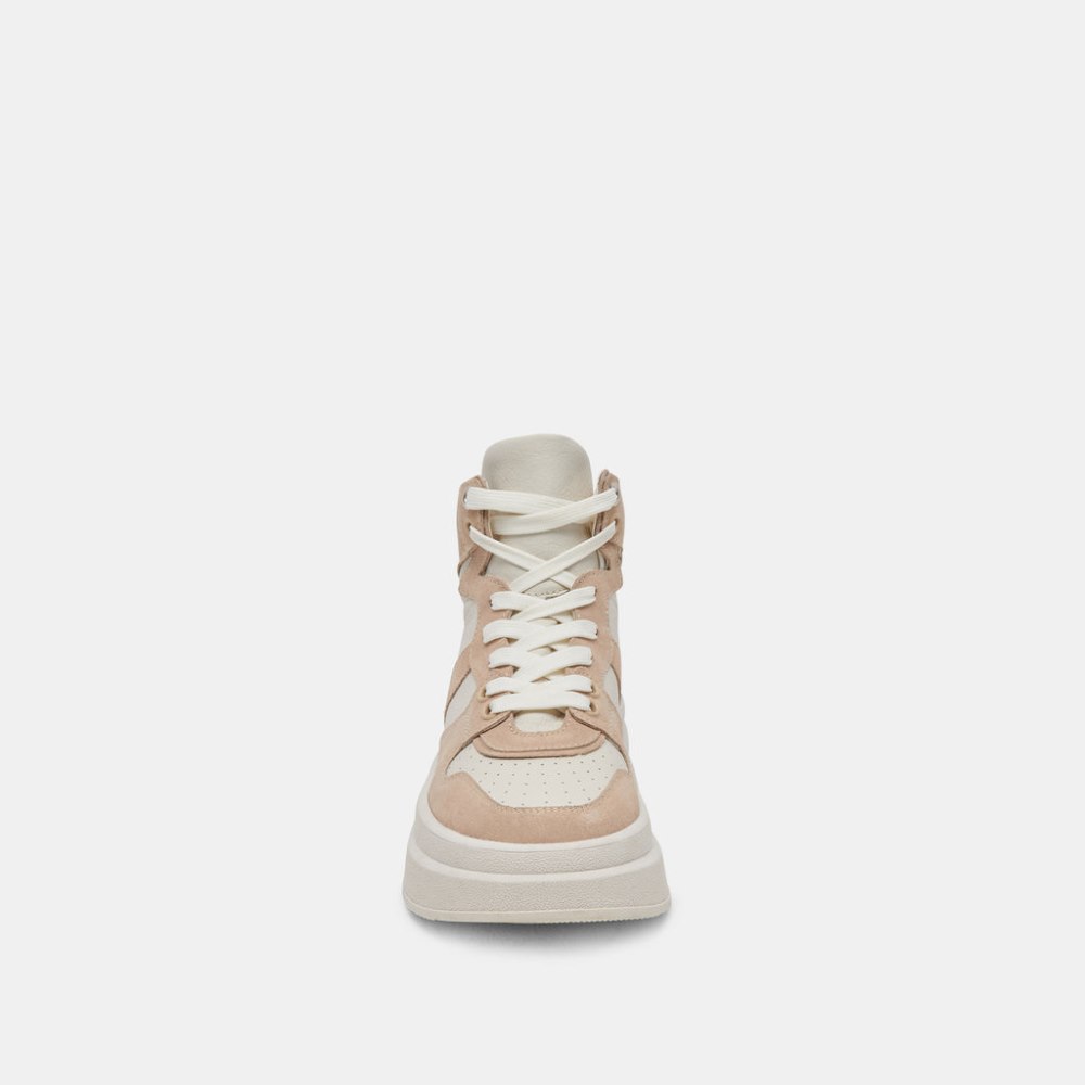 Dolce Vita Brax Sneakers White Dune Leather