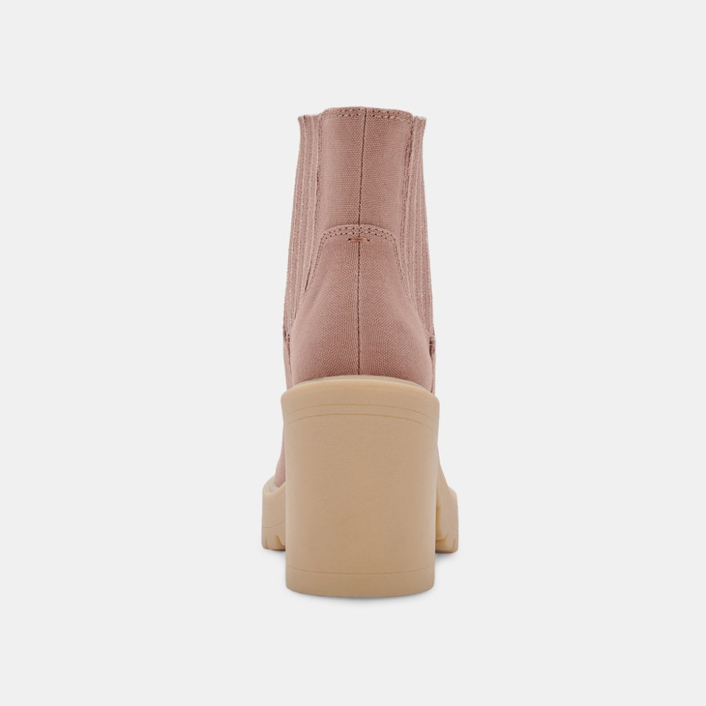 Dolce Vita Caster Booties Cafe Canvas
