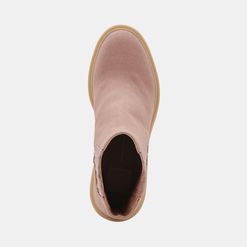 Dolce Vita Caster Booties Cafe Canvas