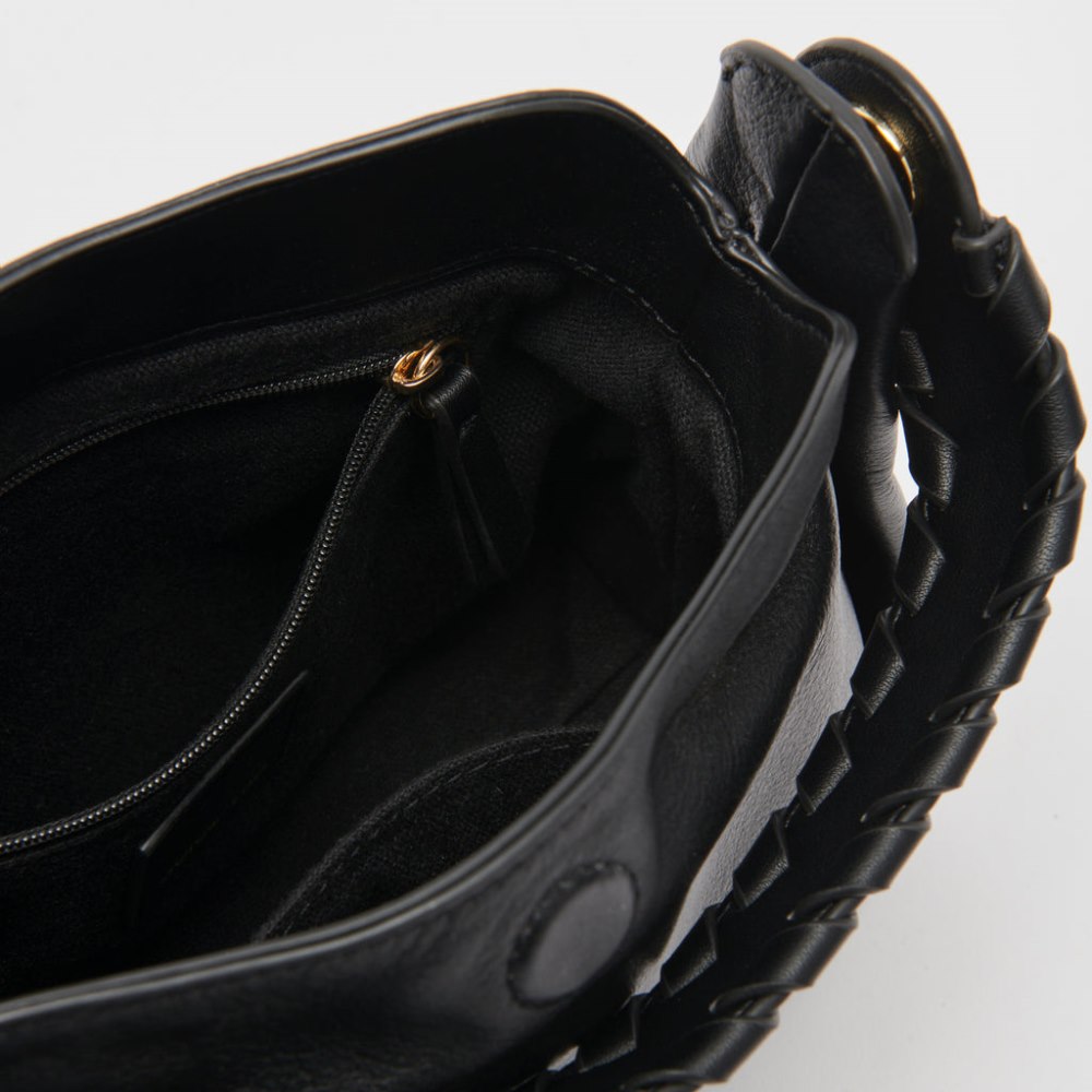 Dolce Vita Aria Crossbody Black Leather