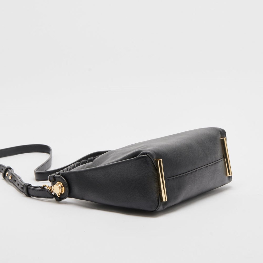 Dolce Vita Aria Crossbody Black Leather