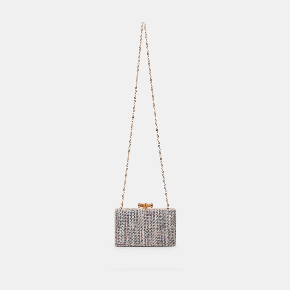 Dolce Vita Greta Clutch Blue Woven