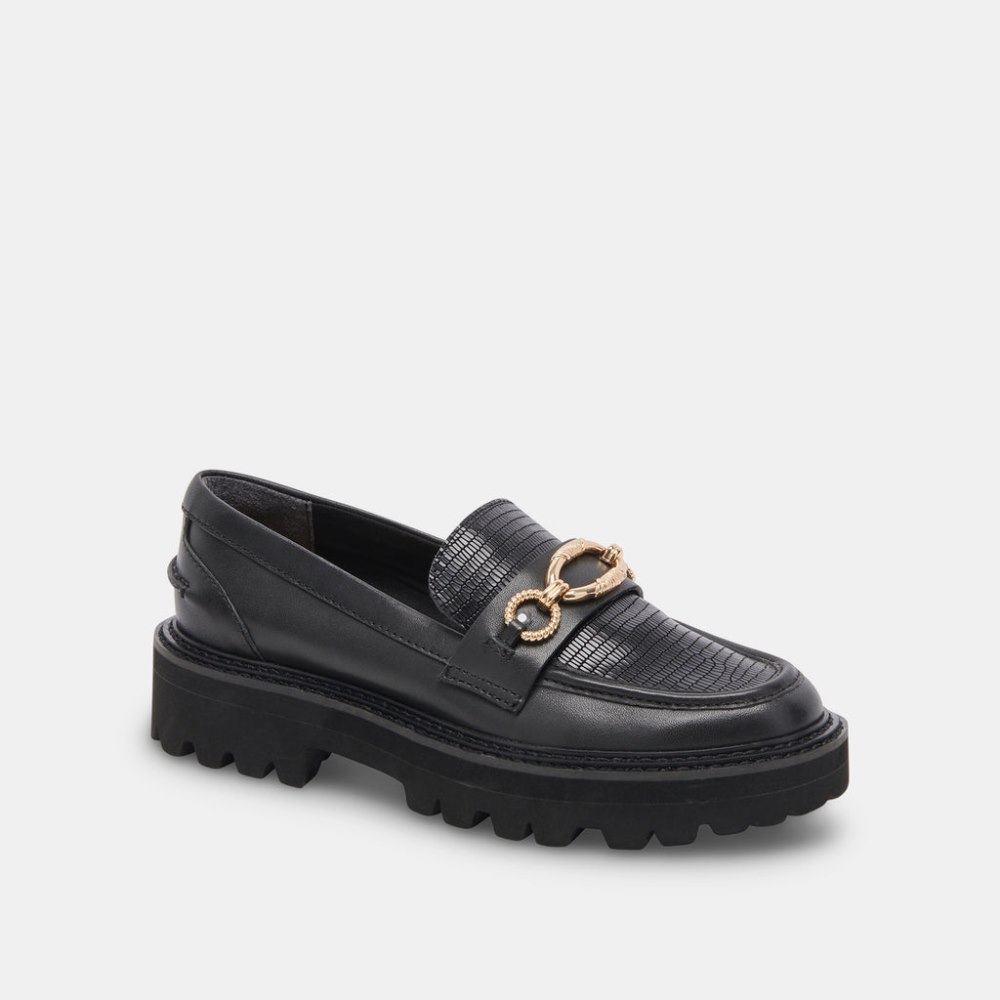 Dolce Vita Mambo Loafers Black Multi Leather