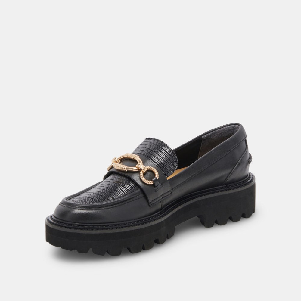 Dolce Vita Mambo Loafers Black Multi Leather