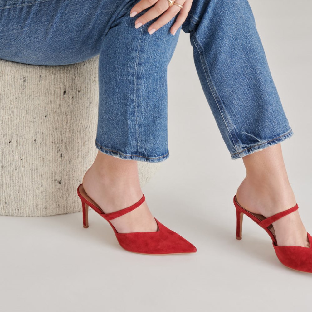 Dolce Vita Kanika Heels Crimson Suede