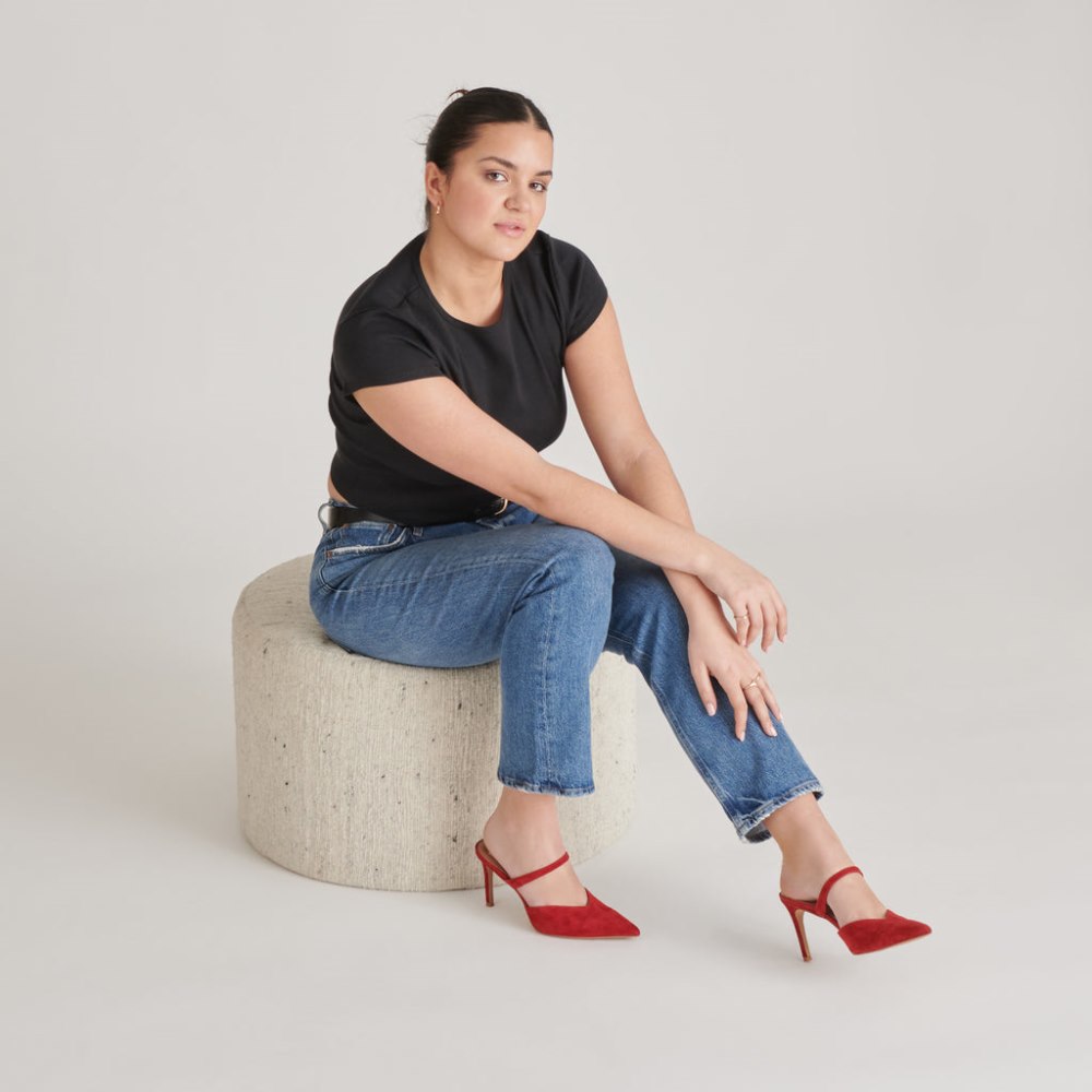 Dolce Vita Kanika Heels Crimson Suede