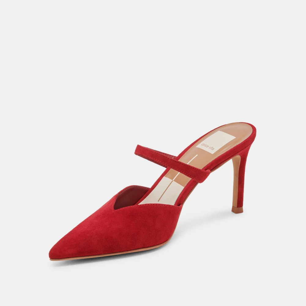 Dolce Vita Kanika Heels Crimson Suede
