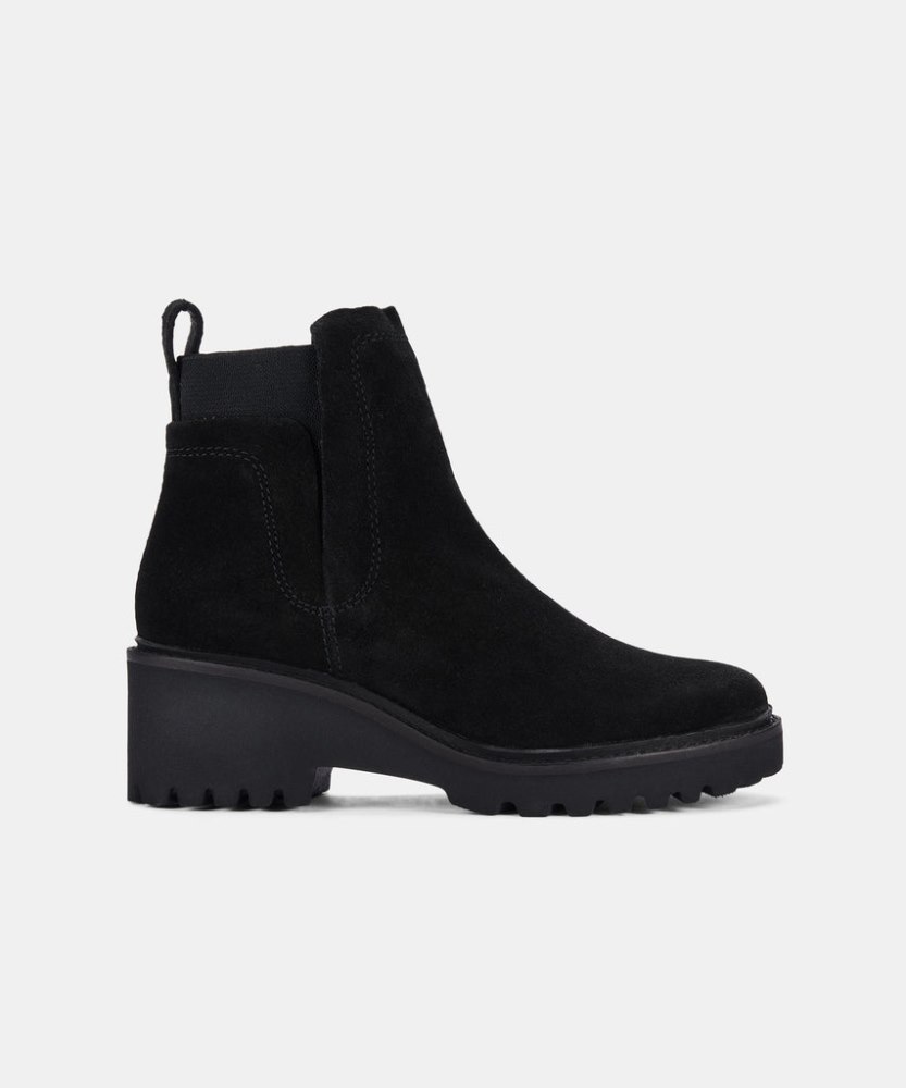 Dolce Vita Huey Booties Black Suede