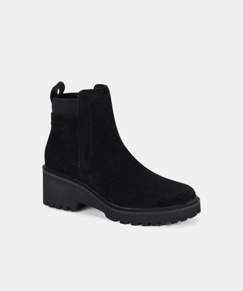 Dolce Vita Huey Booties Black Suede