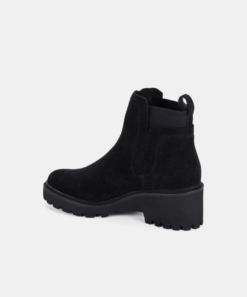 Dolce Vita Huey Booties Black Suede