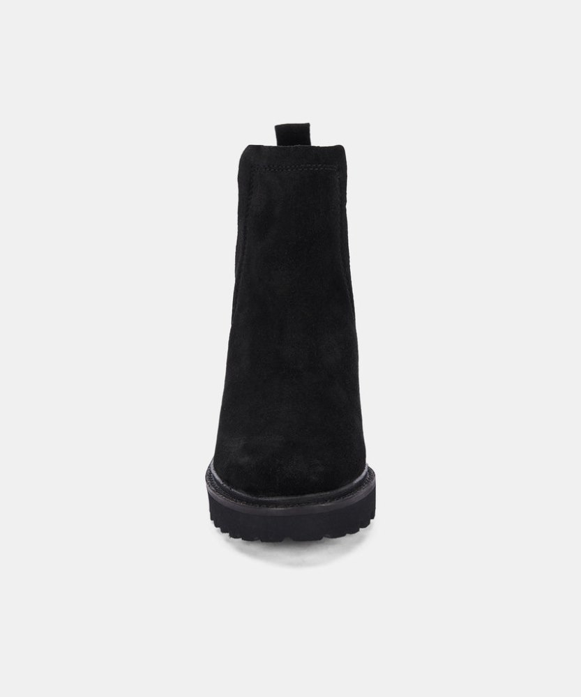 Dolce Vita Huey Booties Black Suede