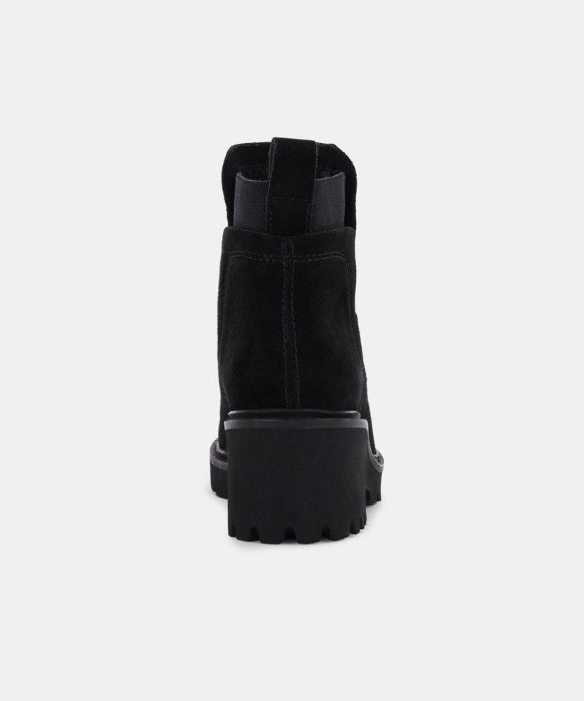 Dolce Vita Huey Booties Black Suede