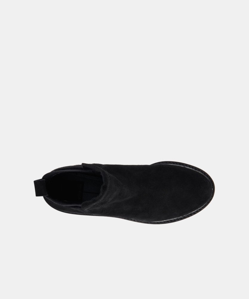 Dolce Vita Huey Booties Black Suede