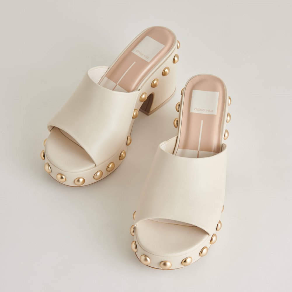 Dolce Vita Glori Heels Ivory Leather