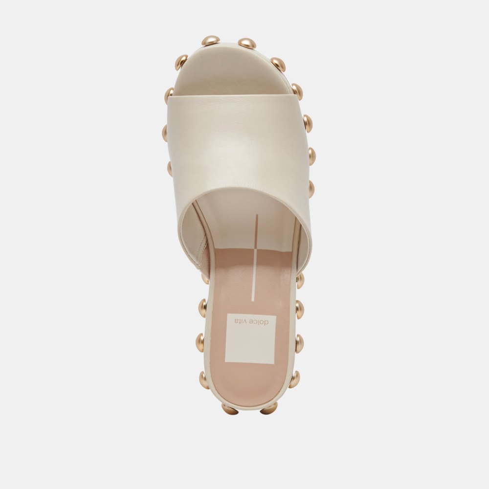 Dolce Vita Glori Heels Ivory Leather