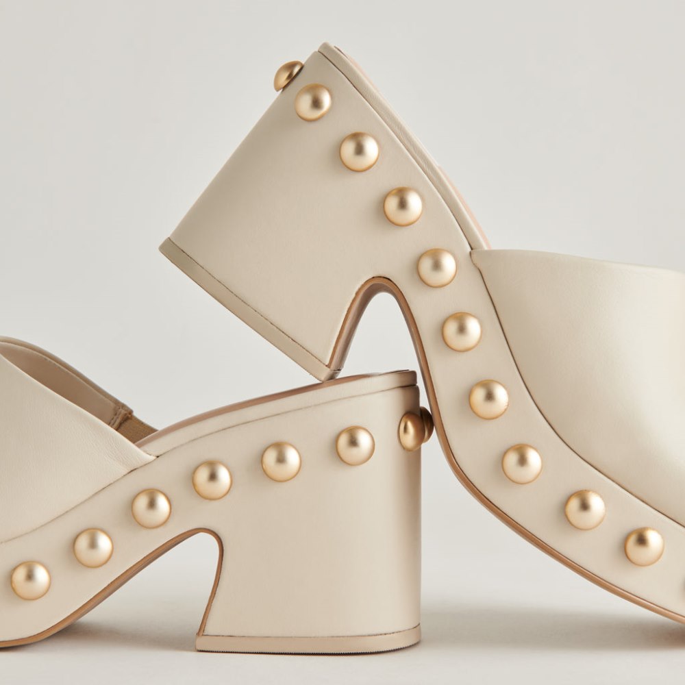 Dolce Vita Glori Heels Ivory Leather