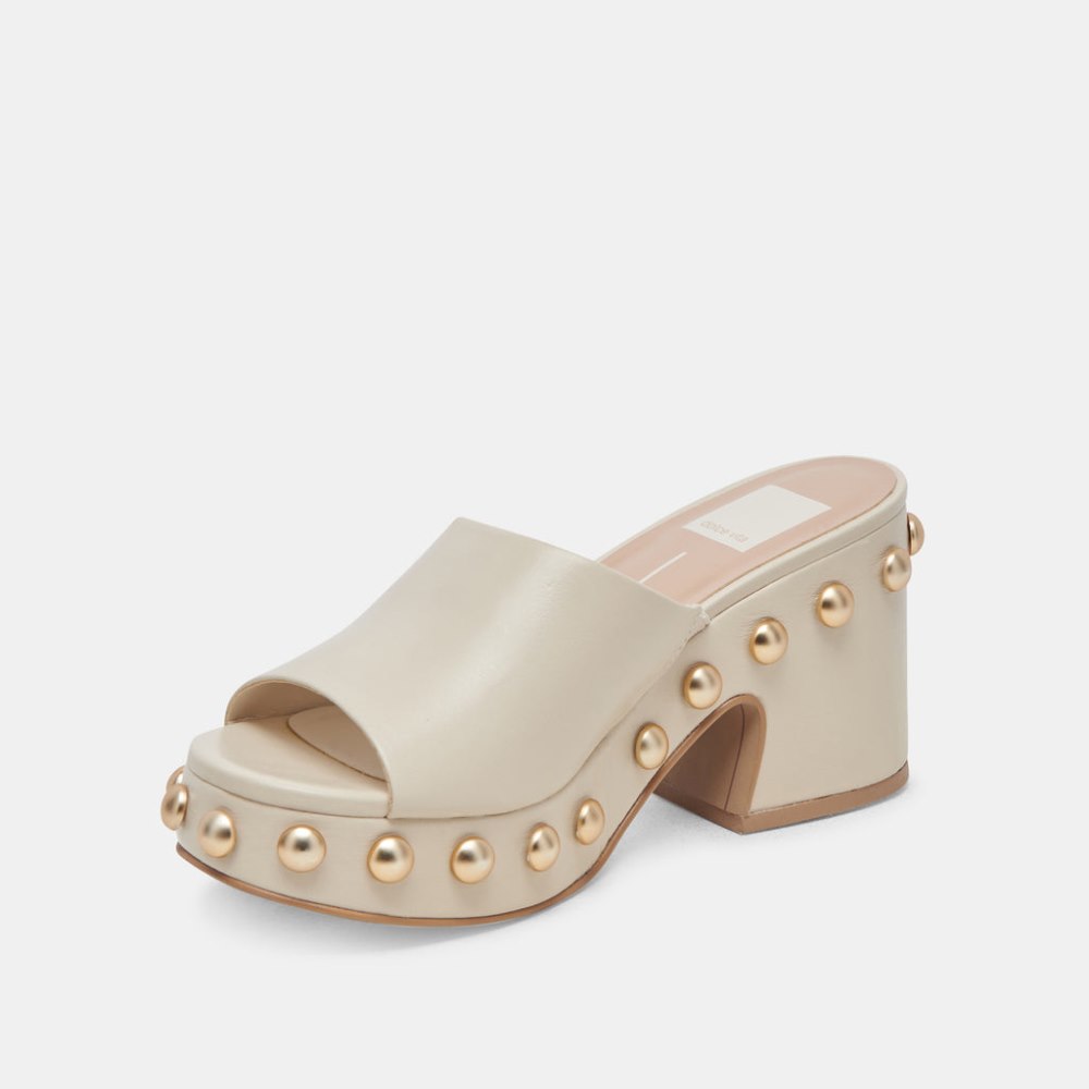 Dolce Vita Glori Heels Ivory Leather