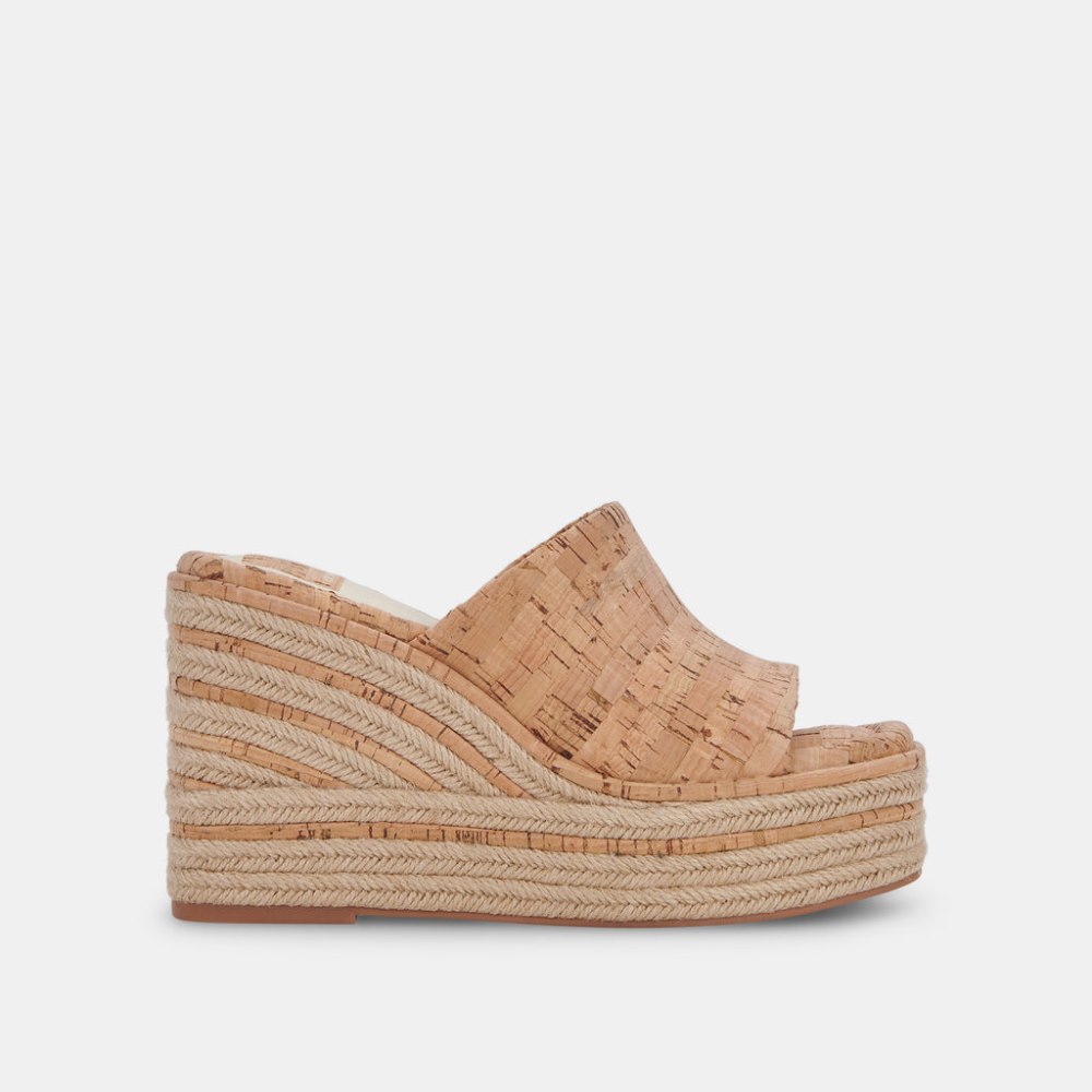 Dolce Vita Elaria Wedges Natural Cork