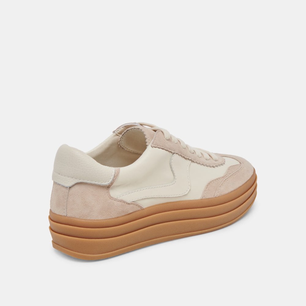 Dolce Vita Notice X Sneakers Ivory Multi Leather