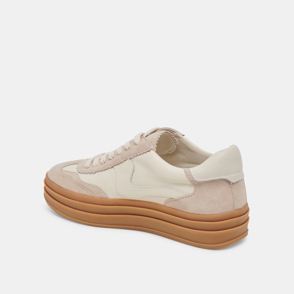Dolce Vita Notice X Sneakers Ivory Multi Leather
