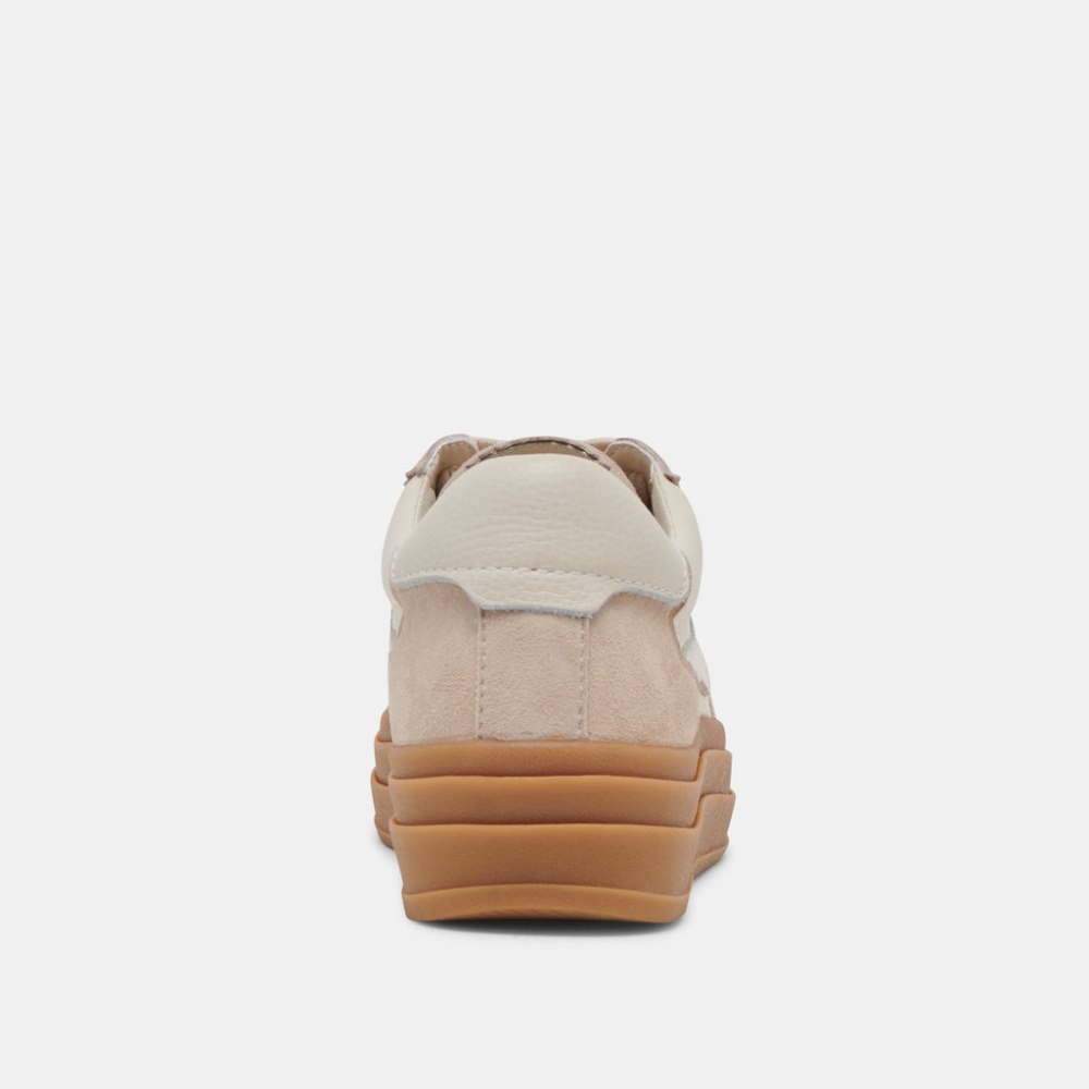 Dolce Vita Notice X Sneakers Ivory Multi Leather