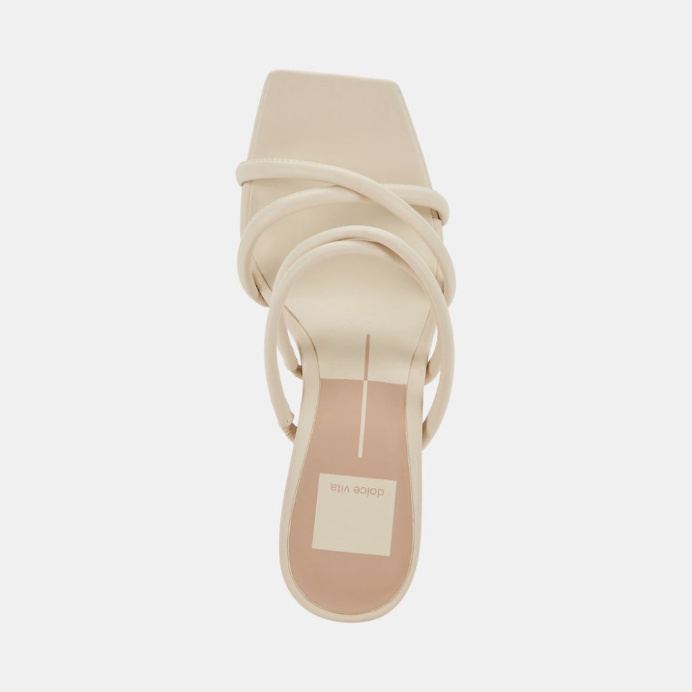 Dolce Vita Patsi Heels Ivory Leather