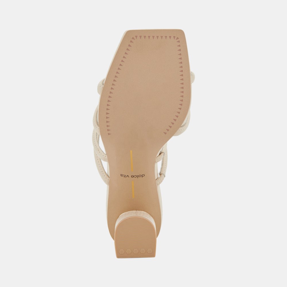 Dolce Vita Patsi Heels Ivory Leather