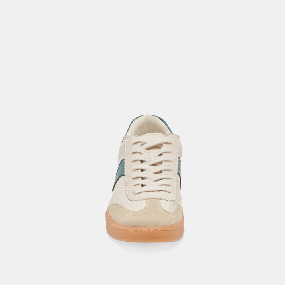 Dolce Vita Notice Sneakers White Green Leather