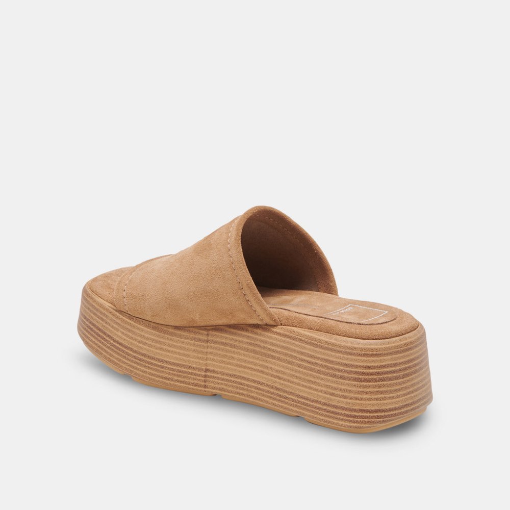 Dolce Vita Canal Sandals Taupe Suede