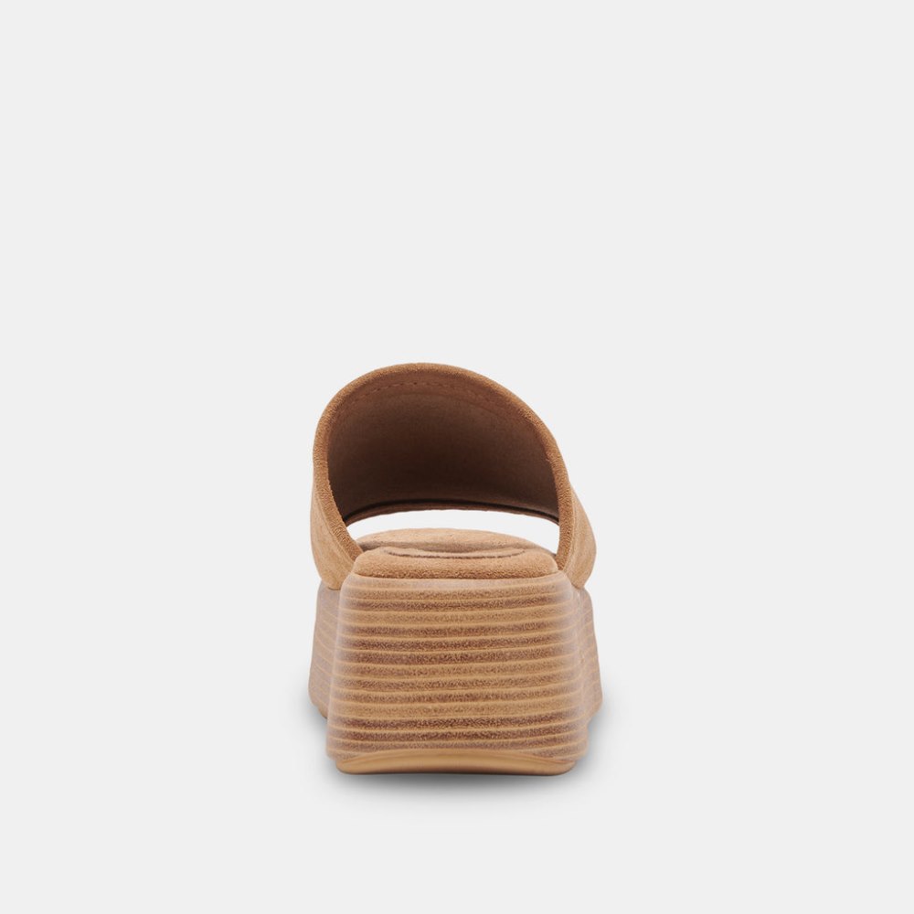 Dolce Vita Canal Sandals Taupe Suede
