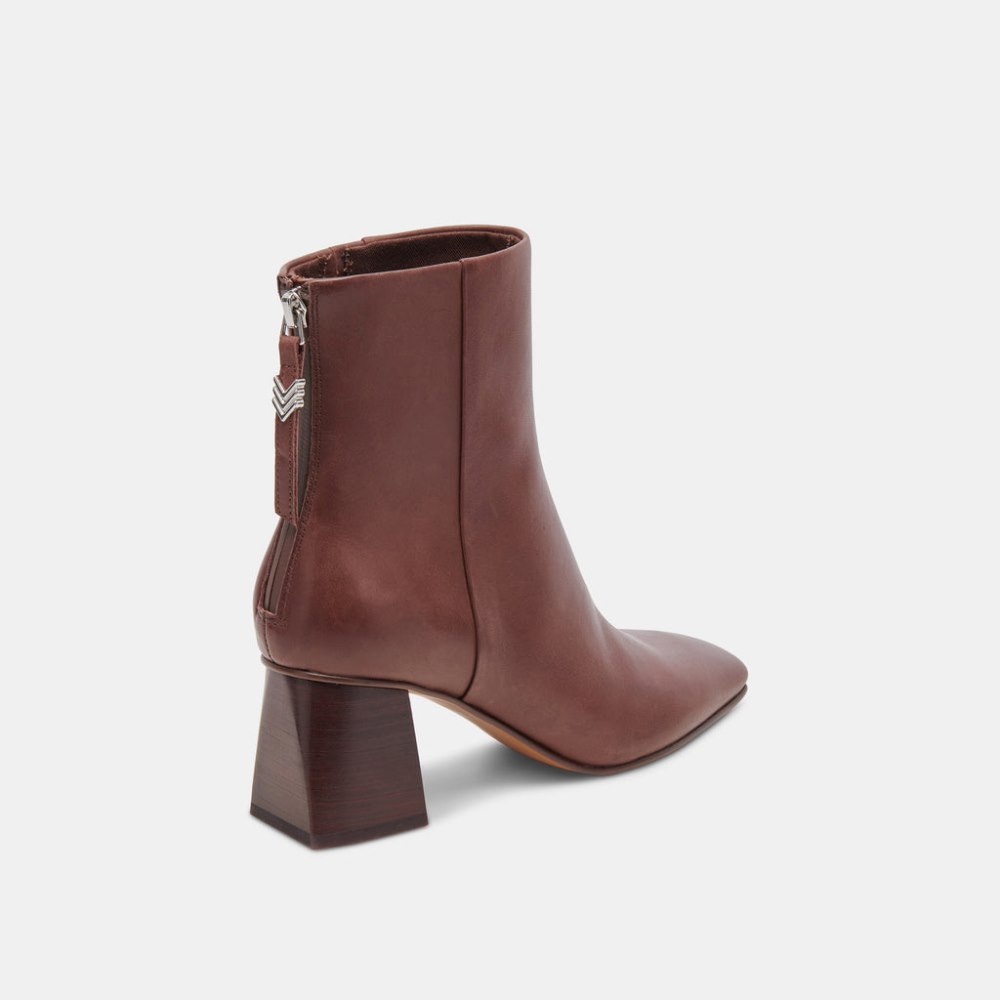 Dolce Vita Fifi H2o Wide Booties Chocolate Leather